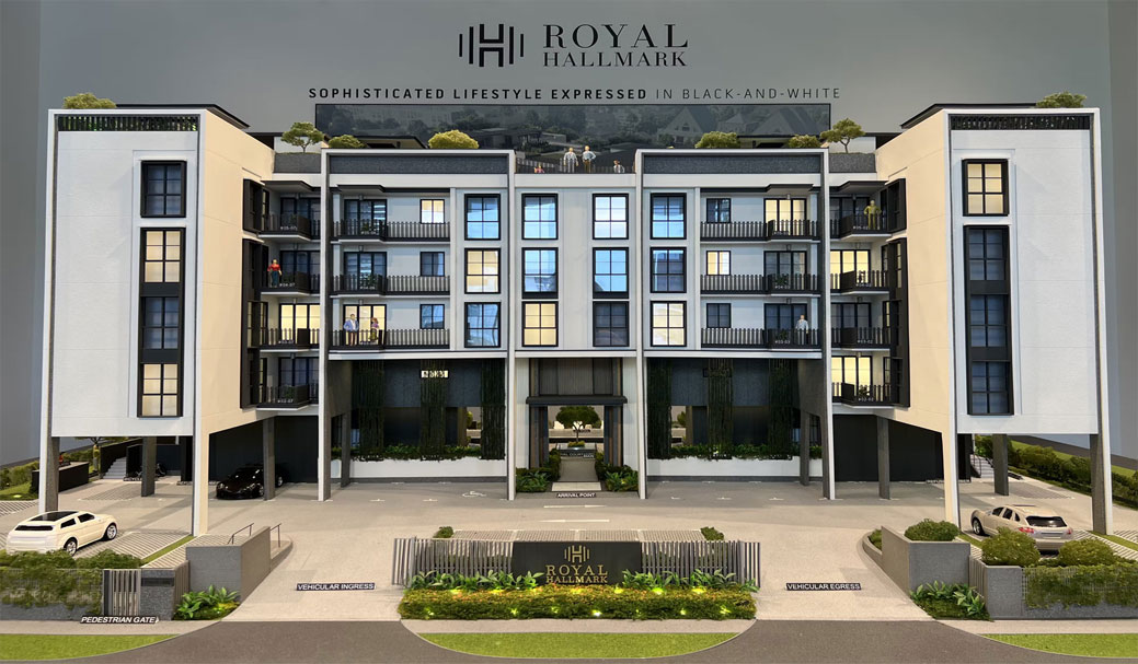 Royal Hallmark Facade (Showflat) - Model photo of the project has just been published recently